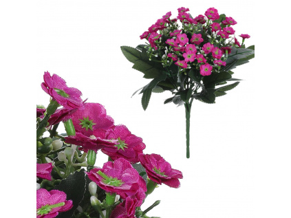 Kalanchoe puget, barva fialová. Květina umělá S6031-PUR