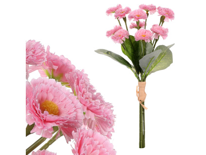 Sedmikráska v pugetu, růžová barva. Cena za puget SG60105 PINK