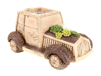 Auto,dekorace z MgO keramiky s otvorem na květináč - ZD1106