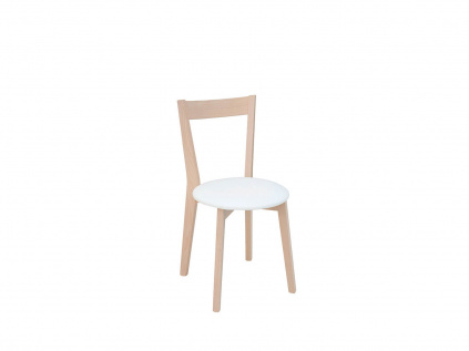 IKKA Jídelní židle, bílá/dub sonoma