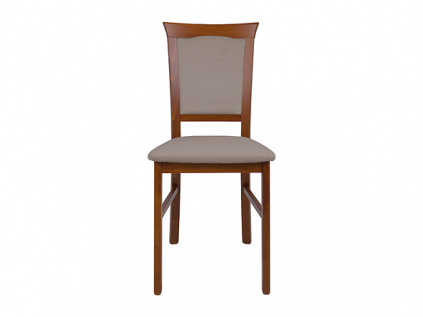 KENT jídelní židle SMALL 2, kaštan/béžová