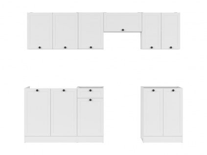 Kuchyň JUNONA MODUL VERZE2 BBL RAMKA 240 cm, bílá