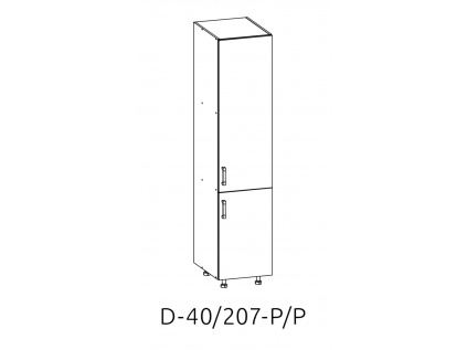 D-40/207 dolní skříňka vysoká P/P - L/L kuchyně Edan