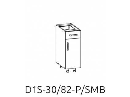 D1S-30/82 dolní skříňka s zásuvkou P/S - L/S kuchyně Edan