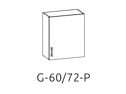G-60/72 P (L) horní skříňka kuchyně Edan
