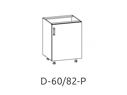 D-60/82 dolní skříňka P/L kuchyně Plate