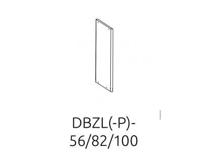 DBZ-56/82 dolní krycí lišta vnější kuchyně Plate