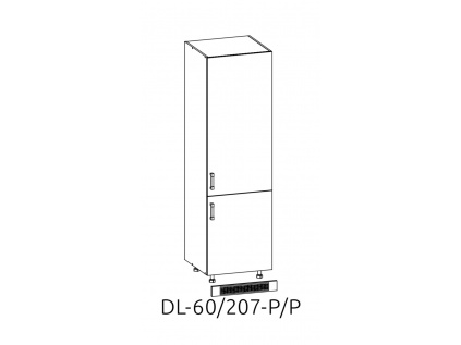 DL-60/207-P/P dolní skříňka pro vestavné spotřebiče kuchyně Plate