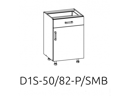 D1S-50/82 dolní skříňka s zásuvkou P/S - L/S kuchyně Hamper