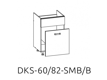 DKS-60/82-S/B dolní skříňka pod dřez kuchyně Hamper