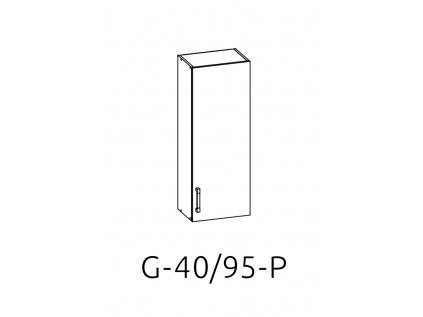 G-40/95 P (L) horní skříňka kuchyně Hamper