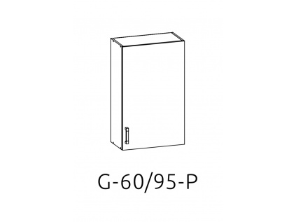 G-60/95 P (L) horní skříňka kuchyně Hamper