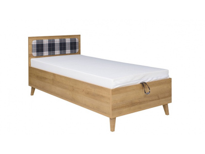 Dětská postel Memone, dub zlatý/lobox 05