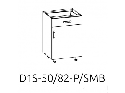 D1S-50/82 dolní skříňka s zásuvkou P/S - L/S kuchyně Edan