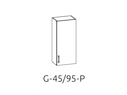 G-45/95 P (L) horní skřínka kuchyně Plate