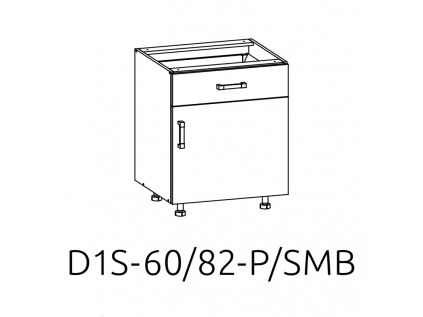 D1S-60/82 dolní skříňka s zásuvkou P/S - L/S kuchyně Hamper