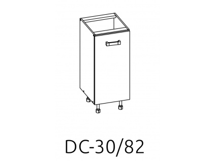 DC-30/82-C dolní skříňka s košem cargo kuchyně Hamper