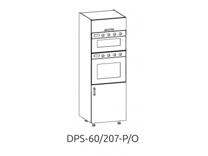 DPS-60/207/O dolní skříňka pro vestavné spotřebiče kuchyně Hamper