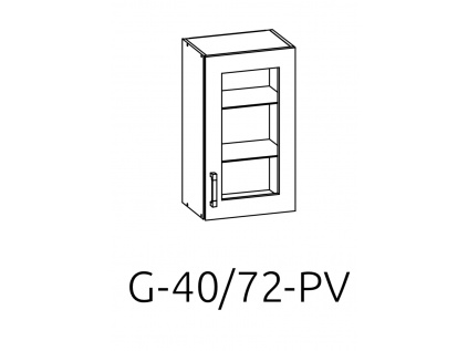 Kuchyňská horní skřínka prosklená Older G-40/72-PV