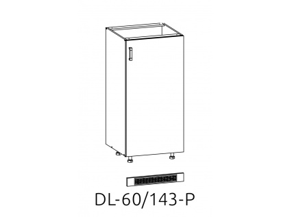 Spodní skřínka kuchyně Sole pro vestavné spotřebiče DL-60/143