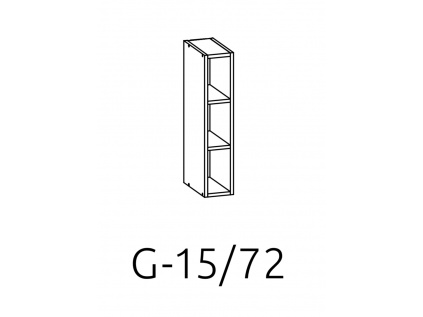 Horní kuchyňská skřínka Verdi G-15/72