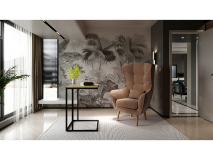 Set do obývacího pokoje stolek Vigo + křeslo Arti (Materiál / Dekor Sonoma)