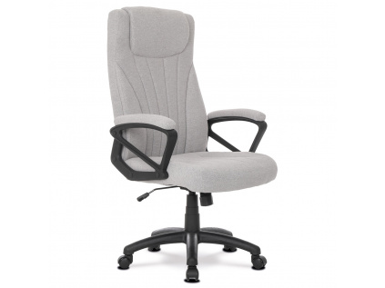 Židle kancelářská, šedá látka, plastový kříž - KA-Y389 SIL2