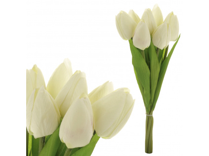 Puget tulipánů, 7 květů, barva krémová. - KN6121 CRM