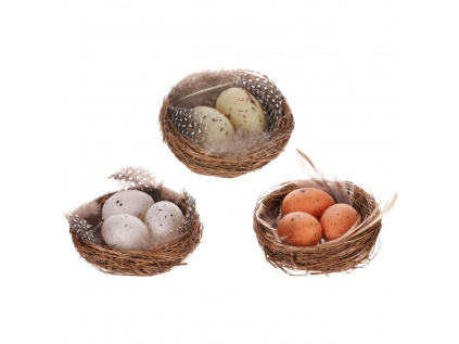 Vajíčka v hnízdě. Cena za 1 ks. - MO6018