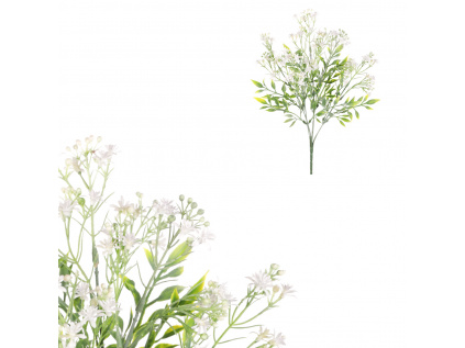Kvítí kvetoucí v pugetu,bílá barva. - SG7351 WT