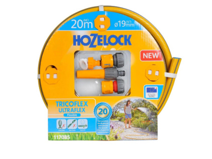 Zavlažovací hadice 20m Tricoflex Ultraflex 19mm  s příslušenstvím