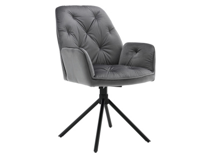 Jídelní židle GLOSSIER šedá