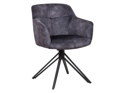 Jídelní židle SHERLOCK antracit