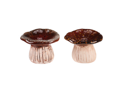 Pítko keramické - tvar houba, mix 2 druhů, cena za 1 ks - KEO032