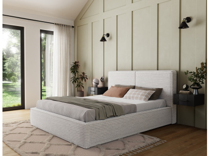 Postel Pesillo + kovový rám/plynový zvedák/úložný prostor 160x200 (Materiál / Dekor Modullo 01)