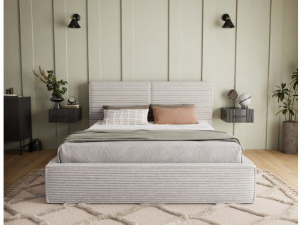 Postel Pesillo + kovový rám/plynový zvedák/úložný prostor 180x200 (Materiál / Dekor Modullo 01)