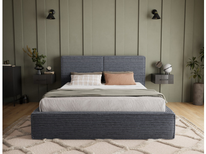 Postel Pesillo + dřevěný rám/ standardní zvedák/ box na lůžkoviny 180x200 (Materiál / Dekor Modullo 01)