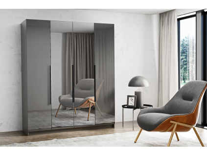 PARIS 180 szary połysk lustro