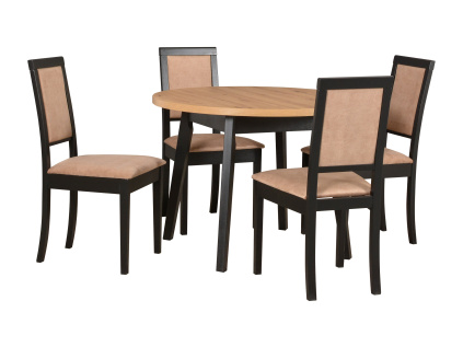 ROMA 13 czarny (21B ZETTA 292)+ OSLO 3L czarny blat artisan (2)