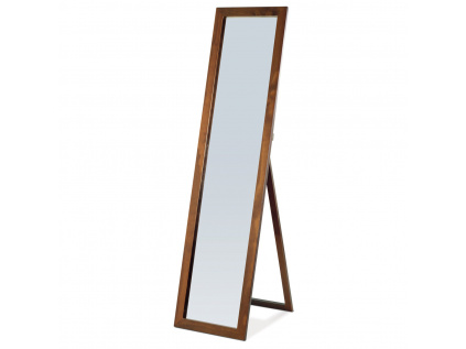 Zrcadlo stojací, v.150 cm, konstrukce z MDF, moření ořech - 20685 WAL