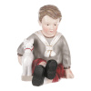 Chlapec držící koníka, polyresin AND302-L