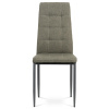 Jídelní židle, potah lanýžová látka, kov antracitový matný lak - DCL-397 LAN2