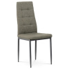 Jídelní židle, potah lanýžová látka, kov antracitový matný lak - DCL-397 LAN2