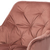 Jídelní židle, potah strorůžová sametová látka, kovová 4nohá podnož, černý lak - DCH-421 PINK4