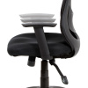 Kancelářská židle, synchronní mech., černá MESH, plast. kříž - KA-A186 BK