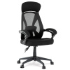 Kancelářská židle, potah černá látka a černá síťovina MESH, PC mech. s aretací - KA-Y309 BK