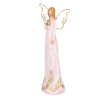 Anděl se svítícími křídly, polyresin SM401-PINK