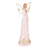 Anděl se svítícími křídly, polyresin SM401-PINK