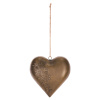 Srdce kovové, barva mědi UM0868-L COP
