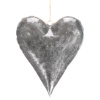 Srdce kovové, barva stříbrná UM0869-S SIL